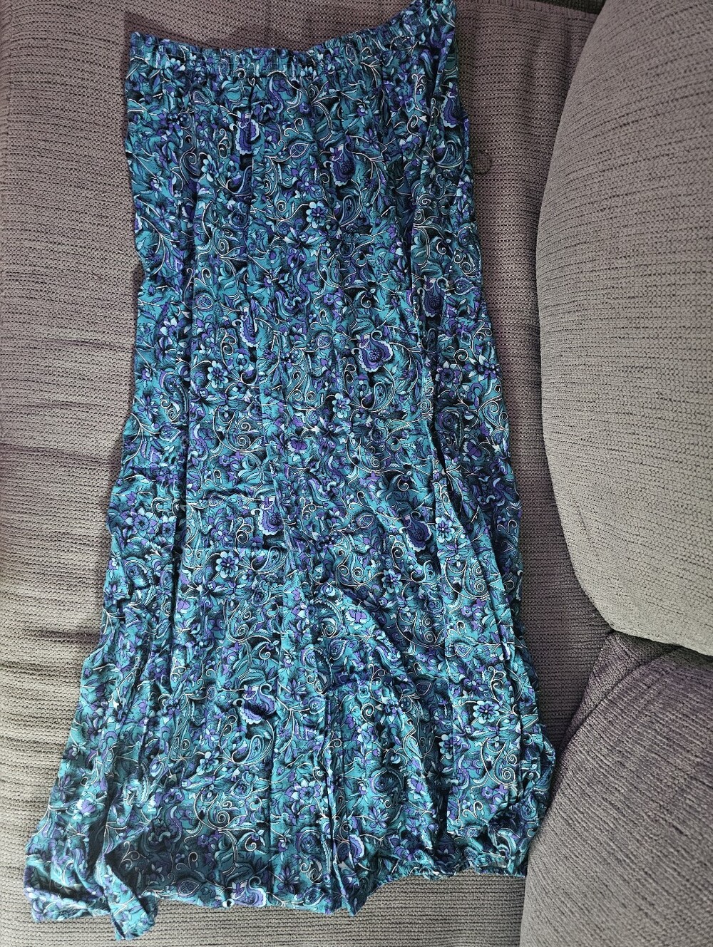 Every Move Blue Long Skirt